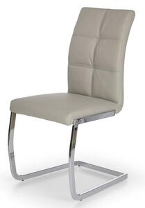 Jedálenská stolička SCK-228 sivá/chróm