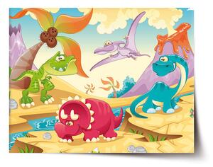 Sablio Plagát Dinosauri 5 - 60x40 cm