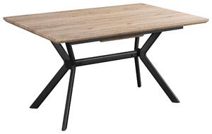 JEDÁLENSKÝ STÔL, prírodná farba, čierna, 140/90/76 cm MID.YOU - Online Only zostavy, Online Only