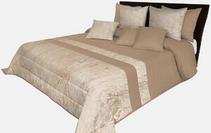Dekorstudio Luxusný prehoz na posteľ s mramorovým vzorom NMO-052 v svetlo hnedej farbe Rozmer prehozu (šírka x dĺžka): 240x240cm