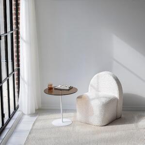 Asir Odkladací stolík CHILL 50x50 cm biela/bronzová AS1590 + záruka 3 roky zadarmo