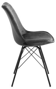 Dizajnová stolička Nasia, tmavo šedá