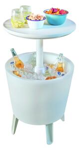 Okrúhly záhradný stolík so zásobníkom na ľad 49.5x49.5 cm Illuminated cool – Keter