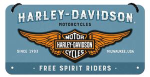 Nostalgic Art Plechová Ceduľa Harley-Davidson Free Spirit Riders