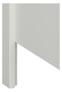 Biela šatníková skriňa so zrkadlom 49x195 cm Tromsö - Tvilum