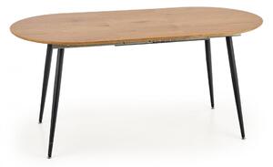 HALMAR Jídelní rozkládací stůl Colledo 120/160 cm dub Craft zlatý