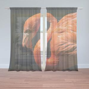 Sablio Záclony Plameniak: 2ks 150x250cm