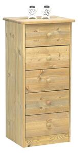 Vysoká komoda z borovicového dreva 42x89 cm Mario - Tvilum