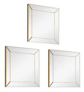 SADA ZRKADIEL 30/30/2 cm XXXL - Zrkadlá na stenu