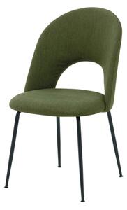 Čalúnená stolička zelená APTERA