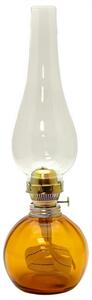 Floriánova huť Petrolejová lampa BASIC 38 cm amber FL0024 + záruka 3 roky zadarmo