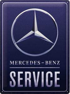 Nostalgic Art Plechová Ceduľa Mercedes-Benz Service Logo