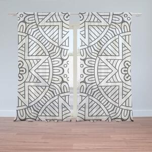 Sablio Záclony Hviezdy mehendi: 2ks 150x250cm