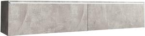 NÍZKA KOMODA, sivá, 140/30/33 cm P & B - Obývacie zostavy, Online Only