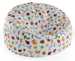 Sablio Sedací vak Cocoon Hmyz - 75 x 45 x 35 cm