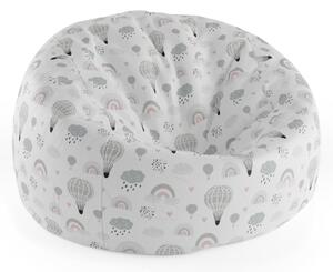 Sablio Sedací vak Cocoon Malované horkovzdušné balony - 115 x 75 cm x 45 cm
