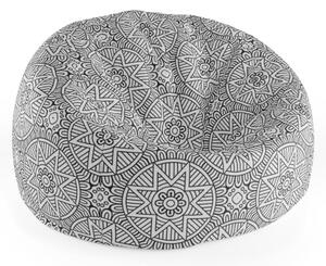 Sablio Sedací vak Cocoon Hvězdy mehendi - 75 x 45 x 35 cm