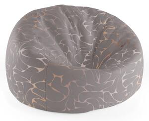 Sablio Sedací vak Cocoon Béžové vzorce - 75 x 45 x 35 cm