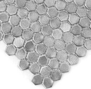 DUNIN - Allumi Silver Hexagon 14 Kovová mozaika DUNIN (30 x 30 cm / 1 ks)