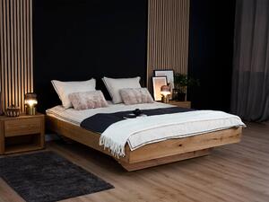 Masívna dubová manželská posteľ Bergamo Rozmer: 140x200