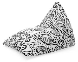 Sablio Sedací vak Biele mehendi: 150x80 cm