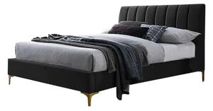 Manželská posteľ MIRAGE - čierna