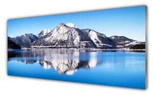 Nástenný panel  Jazero hory príroda 125x50 cm