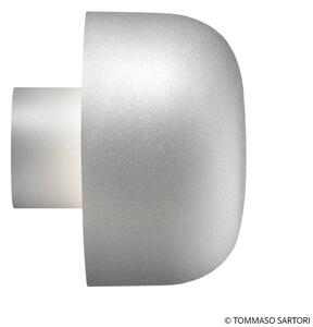 FLOS Bellhop vonkajšia nástenná, 2700 K, sivá