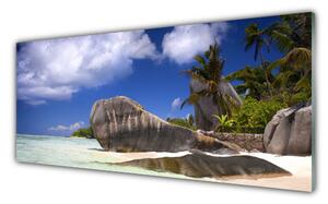 Nástenný panel  Skaly pláž príroda 125x50 cm