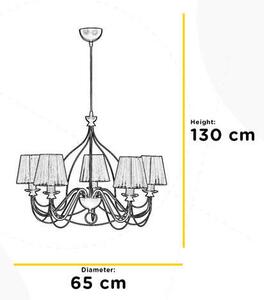 LUSTER, 65/65/130 cm - Online Only bytové doplnky, Online Only
