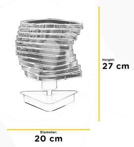 NOČNÁ LAMPA, E27, 20/27 cm - Online Only bytové doplnky, Online Only