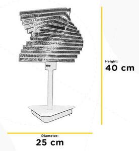 STOLNÁ LAMPA, E27, 25/25/40 cm - Online Only bytové doplnky, Online Only