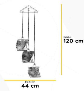 ZÁVESNÉ SVIETIDLO, 44/120 cm - Online Only bytové doplnky, Online Only