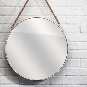 Biele okrúhle zrkadlo MIRROR