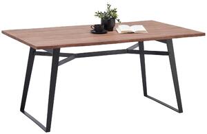 JEDÁLENSKÝ STÔL, akácia, čierna, farba akácie, 160/90/77 cm Livetastic - Online Only zostavy, Online Only