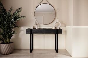 Toaletný stolík Verica 120 cm - charcoal / čierne nožičky