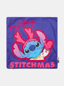 Sinsay - Obliečka na vankúš s vianočným motívom Lilo & Stitch - tmavomodrá