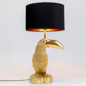KARE Toucan stolná lampa zlatá