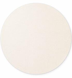 ELLE Decoration, Kusový koberec Puristic Knots 106318 Natural White kruh z kolekcie Elle, 200x200 (priemer) kruh, biela, obývacia izba