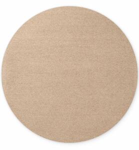 ELLE Decoration, Kusový koberec Puristic Knots 106320 Beige kruh z kolekcie Elle, 160x160 (priemer) kruh, béžová, obývacia izba