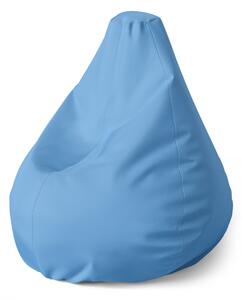 Sablio Sedací vak Pear Modrá 3 - 70 x 95 x 15 cm