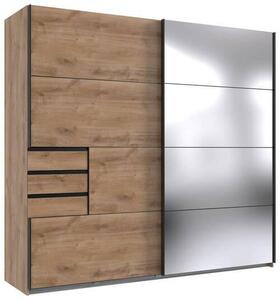 SKRIŇA SO ZRKADLOM, farba duba, 225/210/64 cm MID.YOU - Online Only zostavy, Online Only