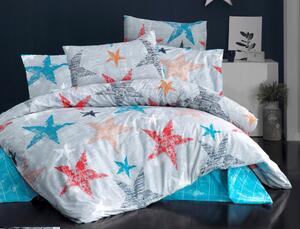 Brotex Obliečky francúzske bavlna 240x200,70x90 Color stars, Výber zapínania: zipsový uzáver