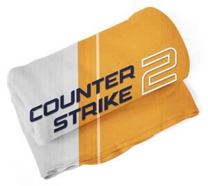Sablio Deka Counter Strike 2 Oranžová - 150x120 cm