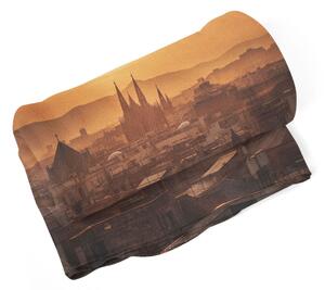 Sablio Deka Barcelona Night Skyline - 150x120 cm
