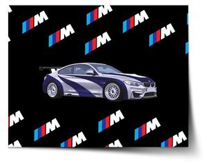 Sablio Plagát MPERFORMANCE Športové auto - 120x80 cm