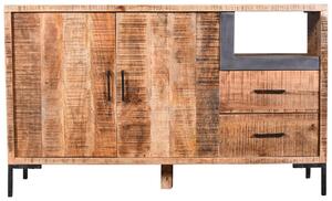 KOMODA, mangové drevo, prírodná farba, 145/87/40 cm MID.YOU - Komody, Online Only