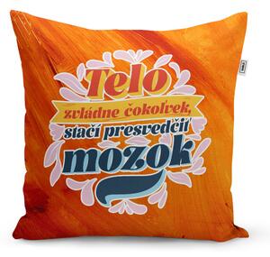 Sablio Vankúš Telo zvládne čokoľvek, stačí presvedčiť mozog: 40x40 cm