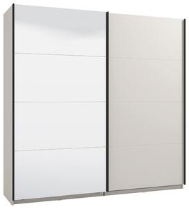 SKRIŇA S POS. DVER. – HOR.VED, kašmírová, 220/217,5/62 cm Xora - Skrine