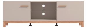 TV DIEL, kašmírová, dub artisan, 154/41,5/50,5 cm Hom`in - Obývacie zostavy